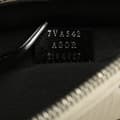 Miniatyrbild 6 av 10: Pre-owned Fendi Mini Vitello Astro Rubber Effect Trolley White