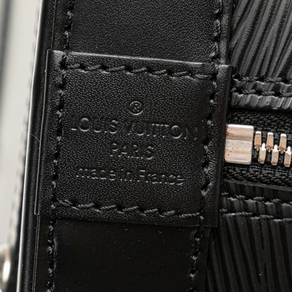 Pre-owned Louis Vuitton Epi Alma PM Black