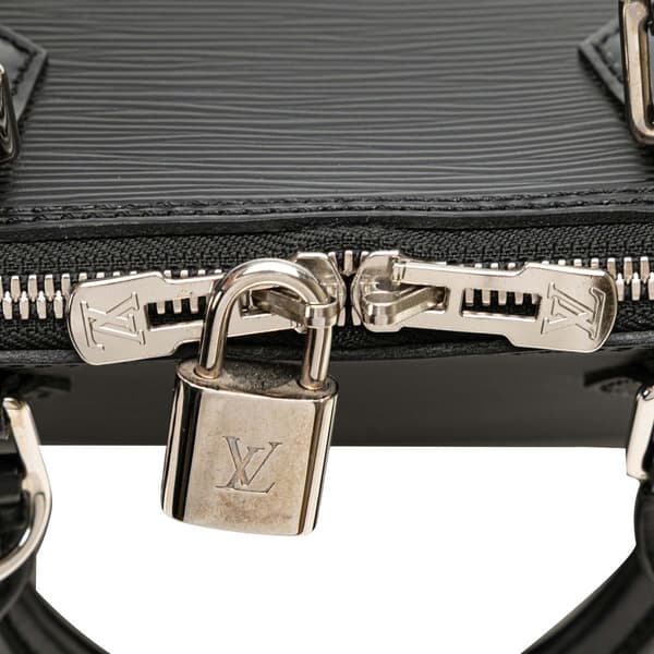 Pre-owned Louis Vuitton Epi Alma PM Black