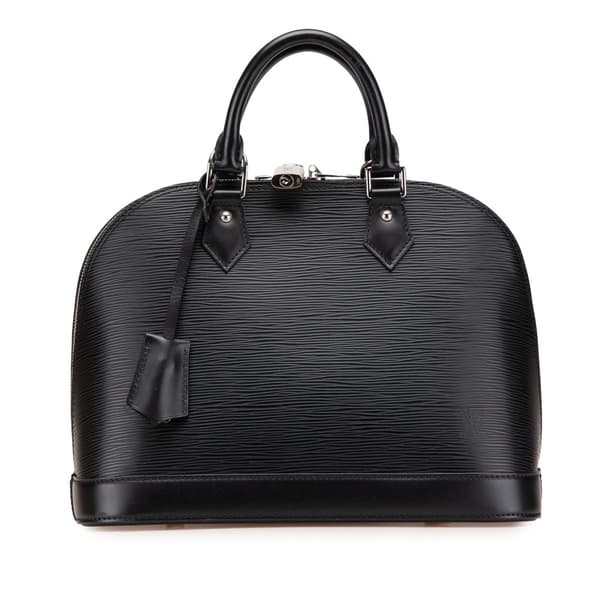 Pre-owned Louis Vuitton Epi Alma PM Black