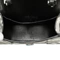 Pikkukuva 4 / 10: Pre-owned Balenciaga Mini Smooth Calfskin Allover Logo Print Hourglass Top Handle Bag Black