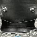 Pikkukuva 5 / 10: Pre-owned Balenciaga Mini Smooth Calfskin Allover Logo Print Hourglass Top Handle Bag Black