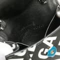 Pikkukuva 6 / 10: Pre-owned Balenciaga Mini Smooth Calfskin Allover Logo Print Hourglass Top Handle Bag Black