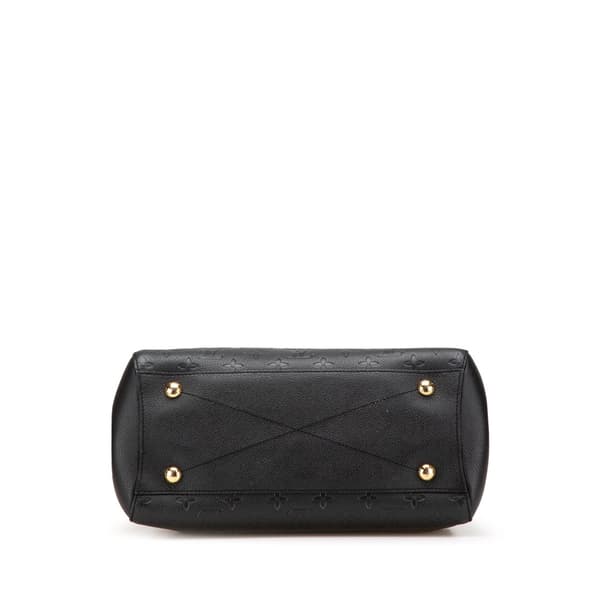 Pre-owned Louis Vuitton Monogram Empreinte Montaigne MM Black
