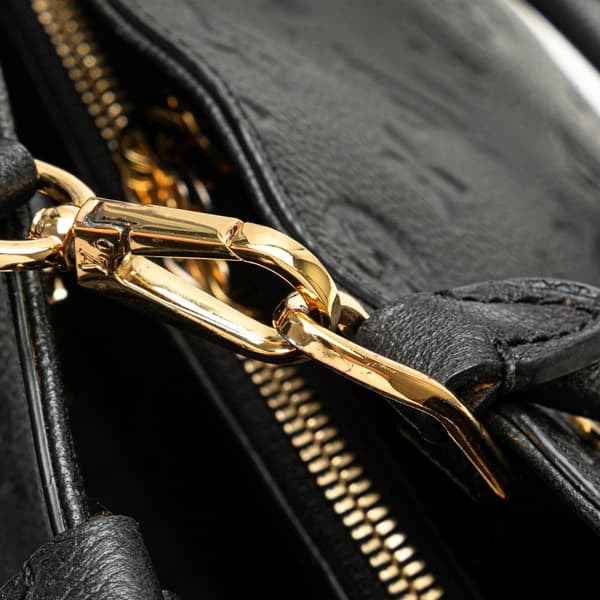Pre-owned Louis Vuitton Monogram Empreinte Montaigne MM Black