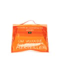 Pikkukuva 1 / 10: Pre-owned Hermès Vinyl Souvenir De L Exposition Kelly Handbag Orange