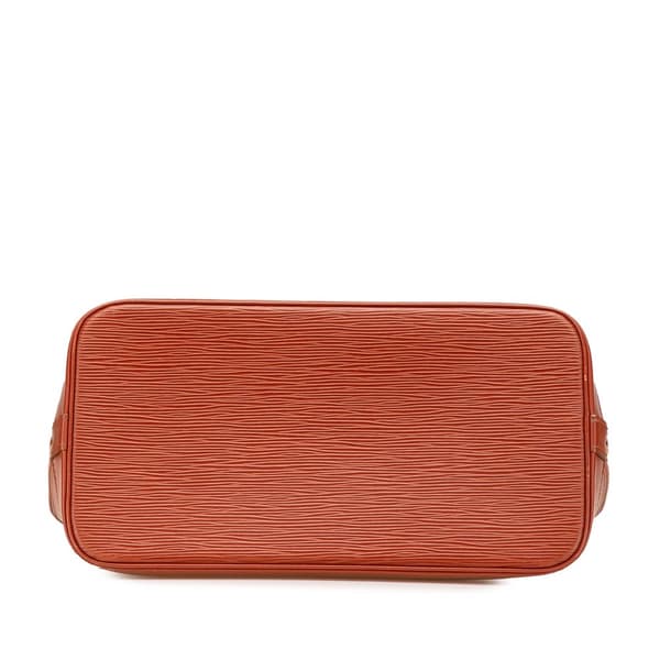 Pre-owned Louis Vuitton Epi Alma PM Brown