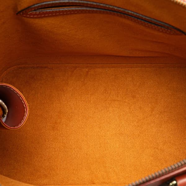 Pre-owned Louis Vuitton Epi Alma PM Brown