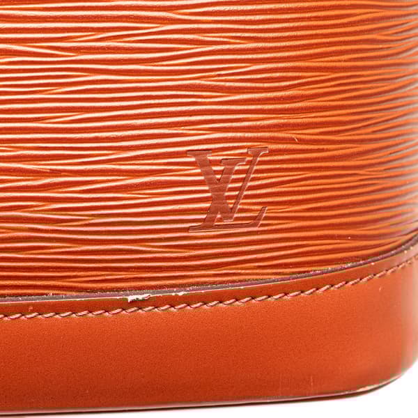 Pre-owned Louis Vuitton Epi Alma PM Brown