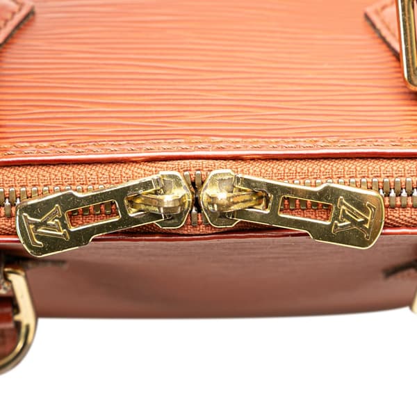 Pre-owned Louis Vuitton Epi Alma PM Brown