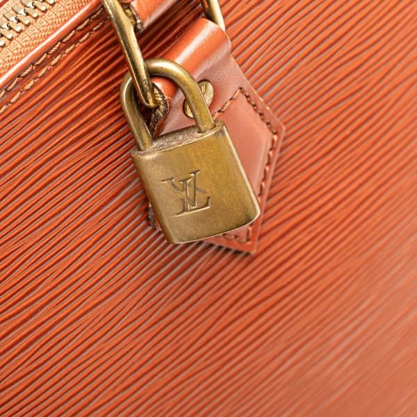 Pre-owned Louis Vuitton Epi Alma PM Brown