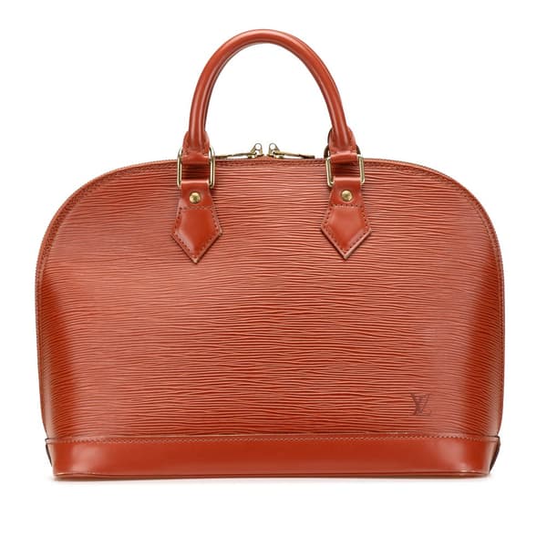 Pre-owned Louis Vuitton Epi Alma PM Brown