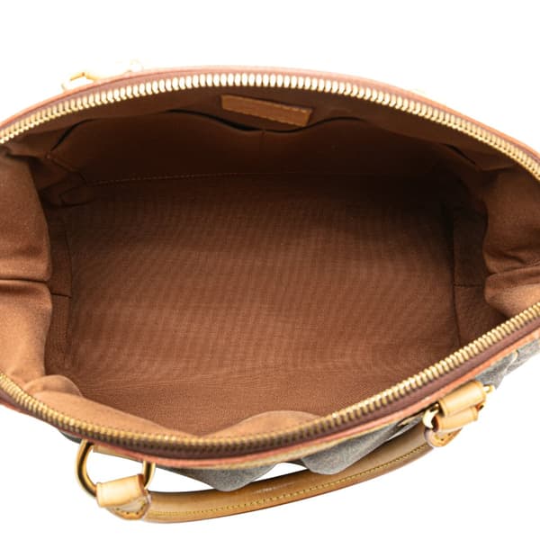 Pre-owned Louis Vuitton Monogram Tivoli PM Brown