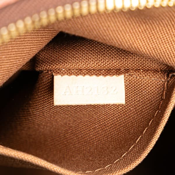 Pre-owned Louis Vuitton Monogram Tivoli PM Brown
