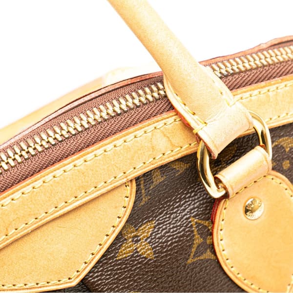 Pre-owned Louis Vuitton Monogram Tivoli PM Brown