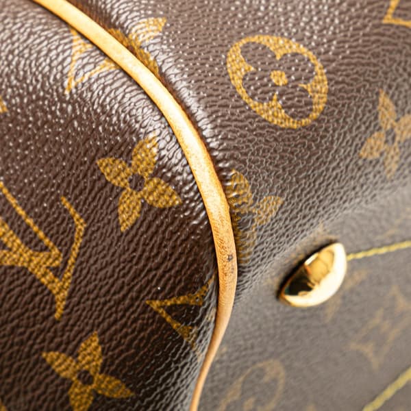 Pre-owned Louis Vuitton Monogram Tivoli PM Brown