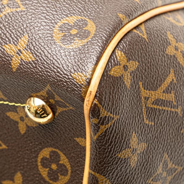 Pre-owned Louis Vuitton Monogram Tivoli PM Brown