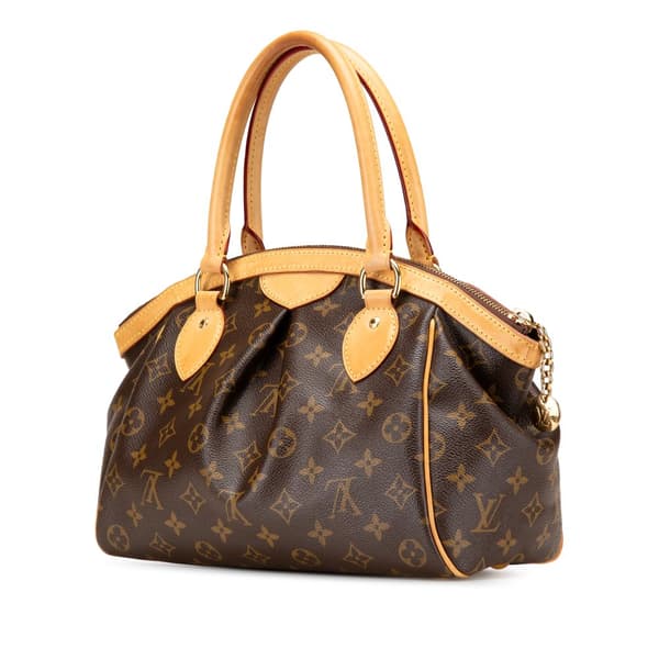 Pre-owned Louis Vuitton Monogram Tivoli PM Brown