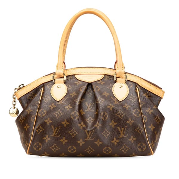 Pre-owned Louis Vuitton Monogram Tivoli PM Brown