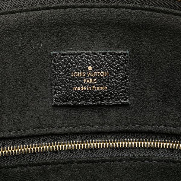 Pre-owned Louis Vuitton Bicolor Monogram Empreinte Giant Petit Palais Black