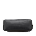 Miniatyrbild 3 av 10: Pre-owned Gucci Medium Leather Bamboo Daily Satchel Black