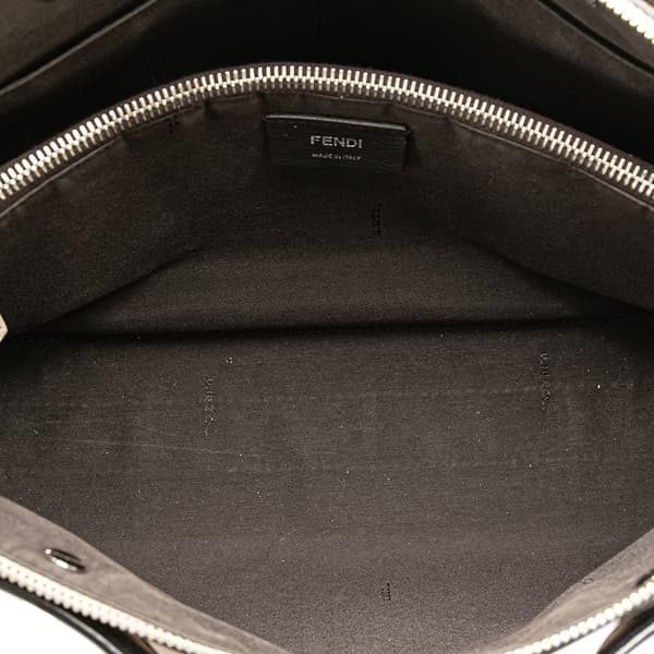 Pre-owned Fendi Large Leather By The Way Satchel Brown