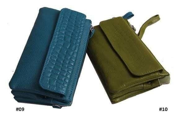 Clutch/väska med axel- och handtag