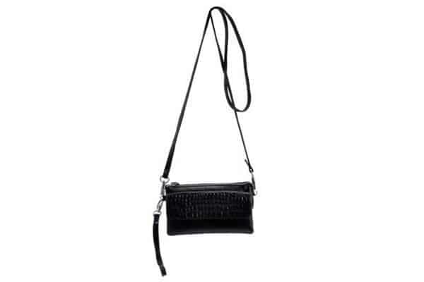 Clutch/väska med axel- och handtag