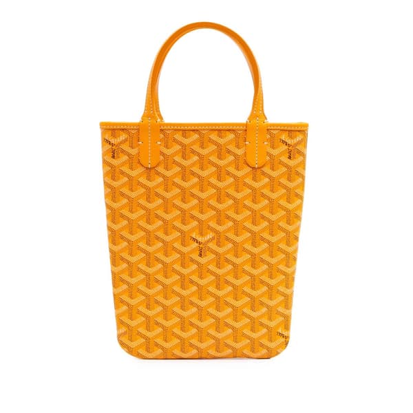 Pre-owned Goyard Goyardine Poitiers Claire Voie Yellow