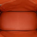 Miniatyrbild 4 av 10: Pre-owned Hermès Togo Birkin Retourne 35 Orange