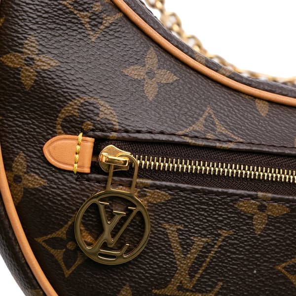 Pre-owned Louis Vuitton Monogram Loop Brown