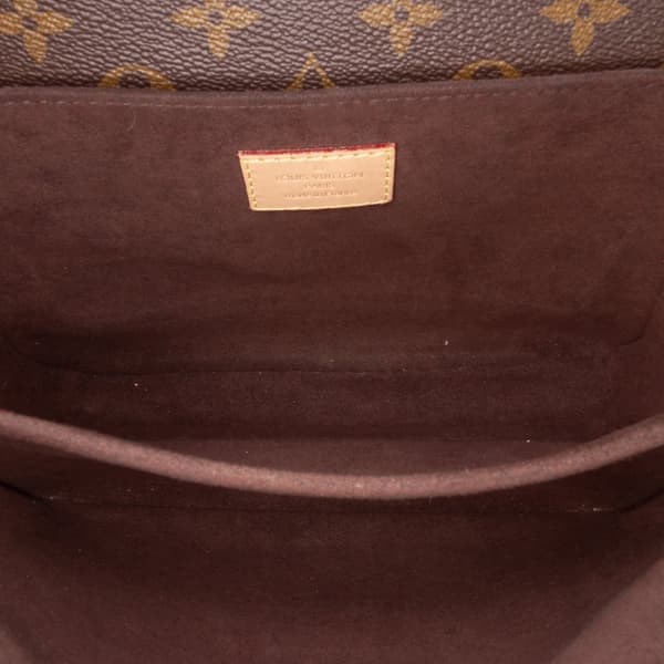 Pre-owned Louis Vuitton Monogram Pochette Metis Brown