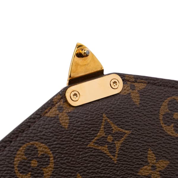 Pre-owned Louis Vuitton Monogram Pochette Metis Brown