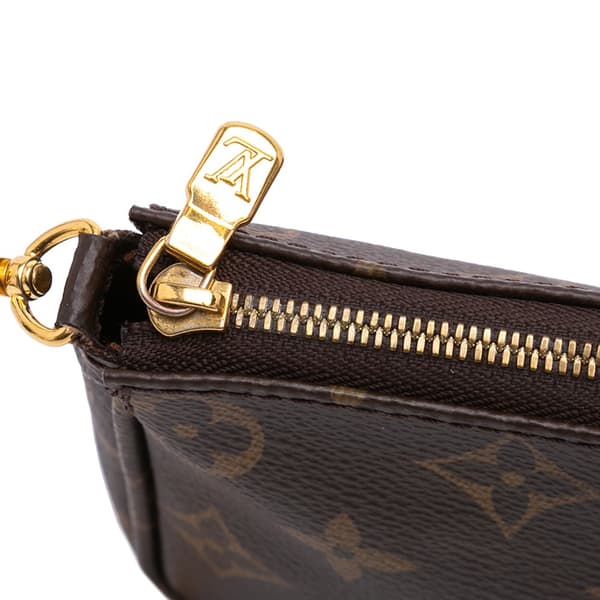 Pre-owned Louis Vuitton Monogram Multi Pochette Accessoires Brown