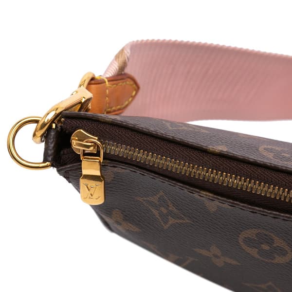 Pre-owned Louis Vuitton Monogram Multi Pochette Accessoires Brown