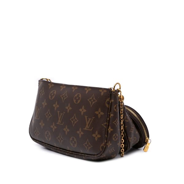 Pre-owned Louis Vuitton Monogram Multi Pochette Accessoires Brown