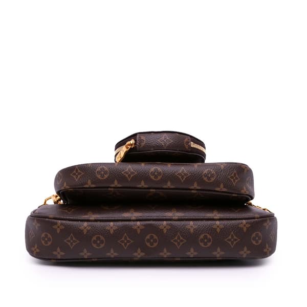 Pre-owned Louis Vuitton Monogram Multi Pochette Accessoires Brown