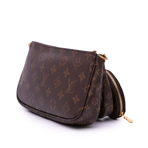 Pre-owned Louis Vuitton Monogram Multi Pochette Accessoires Brown