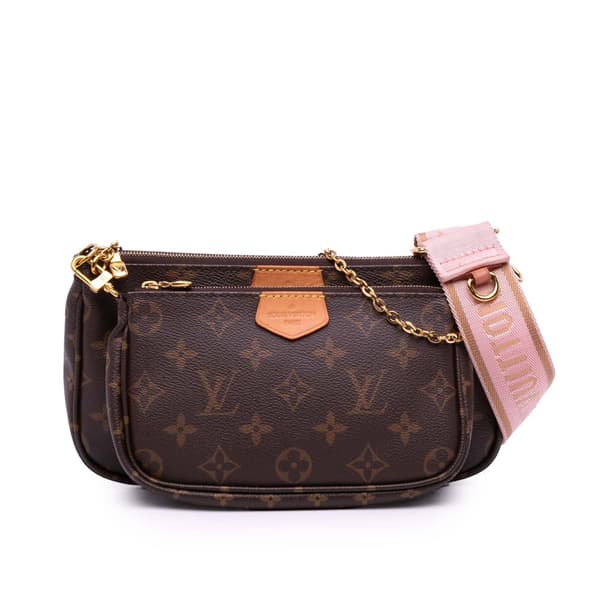 Pre-owned Louis Vuitton Monogram Multi Pochette Accessoires Brown