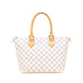 Miniatyrbild 1 av 10: Pre-owned Louis Vuitton Damier Azur Saleya PM White