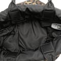 Miniatyrbilde 4 av 10: Pre-owned Prada Tessuto Leopard Print Reversible Satchel Brown