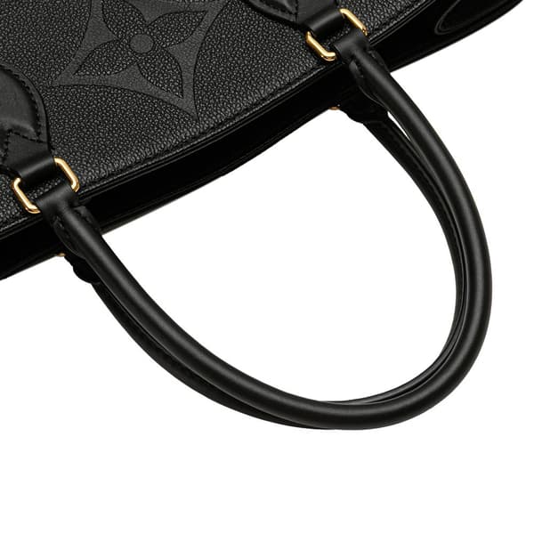 Pre-owned Louis Vuitton Monogram Empreinte Onthego GM Black