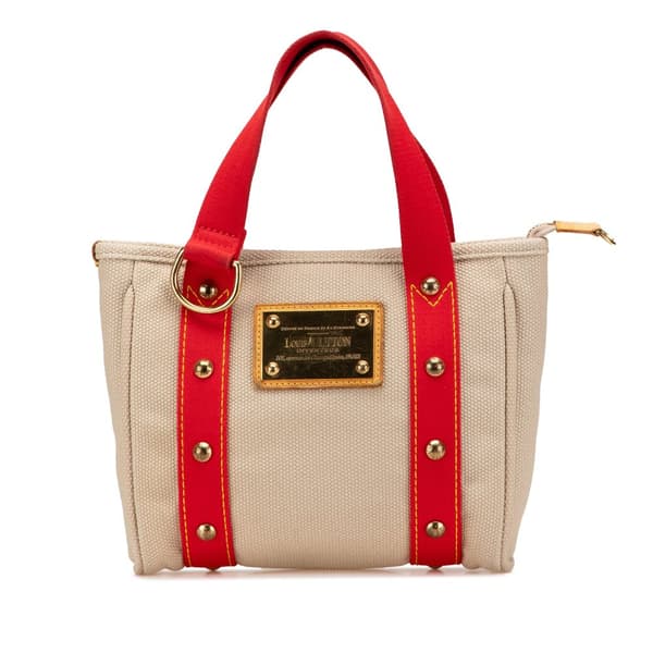 Pre-owned Louis Vuitton Antigua Cabas PM Brown