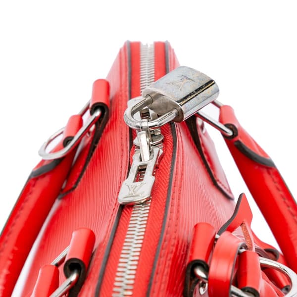 Pre-owned Louis Vuitton Epi Alma PM Red