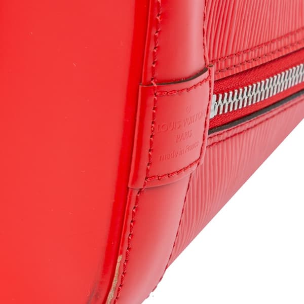 Pre-owned Louis Vuitton Epi Alma PM Red