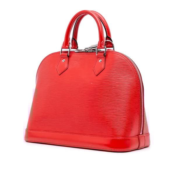 Pre-owned Louis Vuitton Epi Alma PM Red