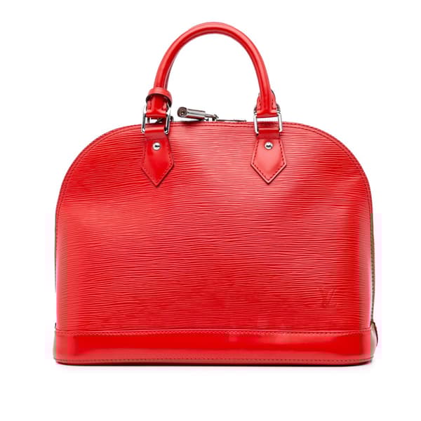 Pre-owned Louis Vuitton Epi Alma PM Red