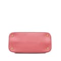 Miniatyrbilde 3 av 10: Pre-owned Prada Medium Saffiano Lux Open Promenade Satchel Pink