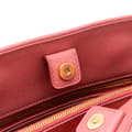 Miniatyrbilde 9 av 10: Pre-owned Prada Medium Saffiano Lux Open Promenade Satchel Pink