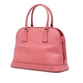 Miniatyrbilde 2 av 10: Pre-owned Prada Medium Saffiano Lux Open Promenade Satchel Pink